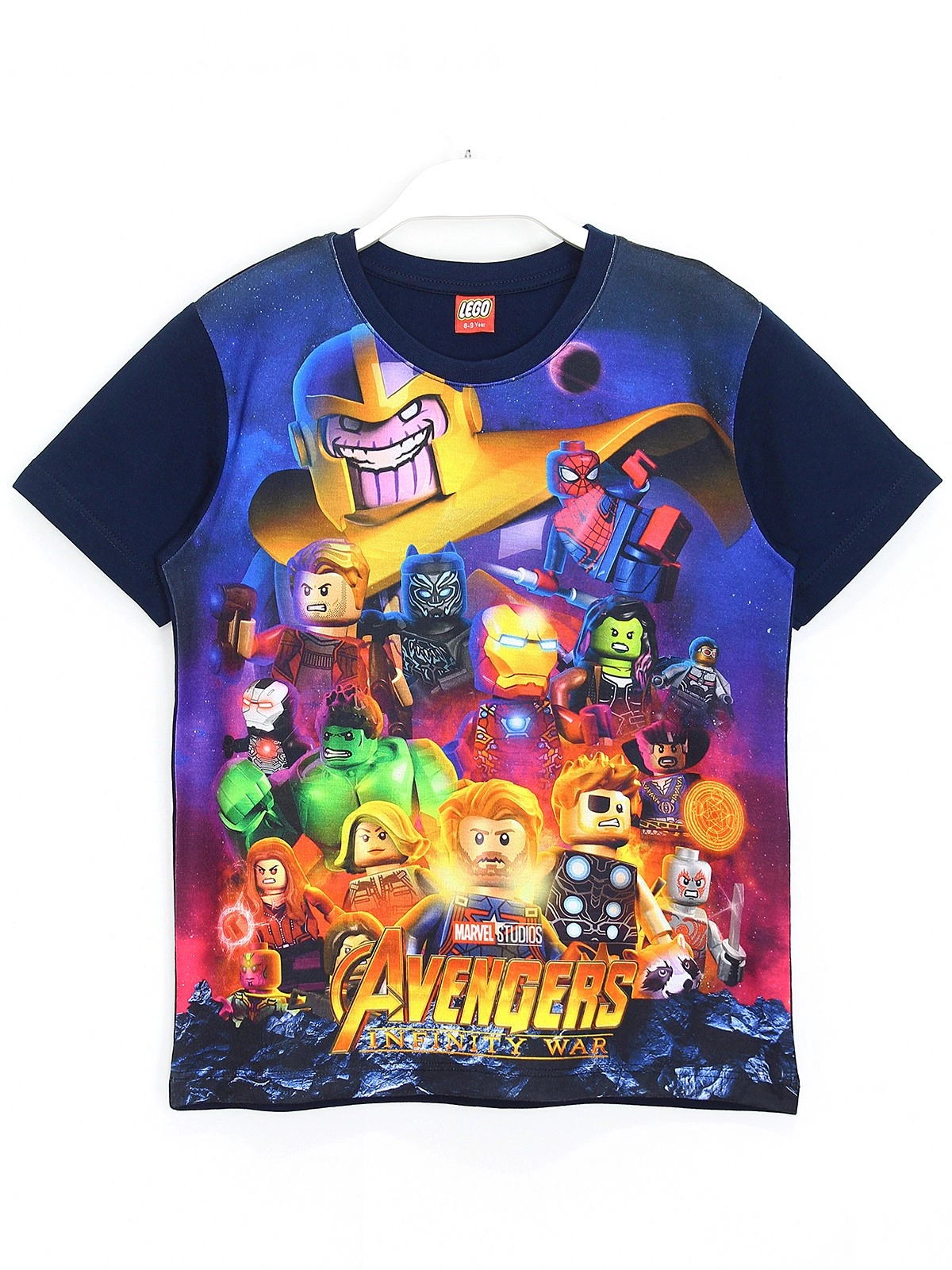 Lego Avengers Infinity War 3D Baskılı Erkek Çocuk Kısa Kol Yazlık T-shirt | DobaKids