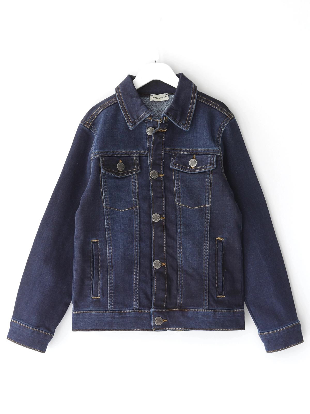 Rhythm Series Cepli Erkek Çocuk Kot Mont 5-13 Yaş Lacivert Erkek Çocuk Denim Ceket | DobaKids