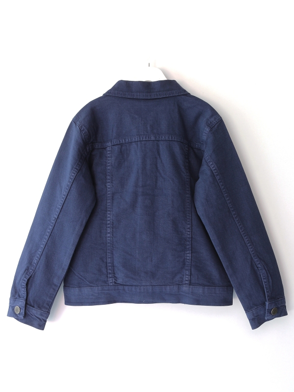 Essence Series Erkek Çocuk Fit Kalıp Gömlek Yaka Denim Ceket