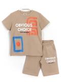 Obvious Choice Series Erkek Çocuk Kapri Tişört Takım