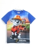 Paw Patrol Marshall Karakteri 3D Dijital Baskılı Mavi Renk Erkek Çocuk Tişörtü - Ön Yüz Görünümü | DOBAKIDS