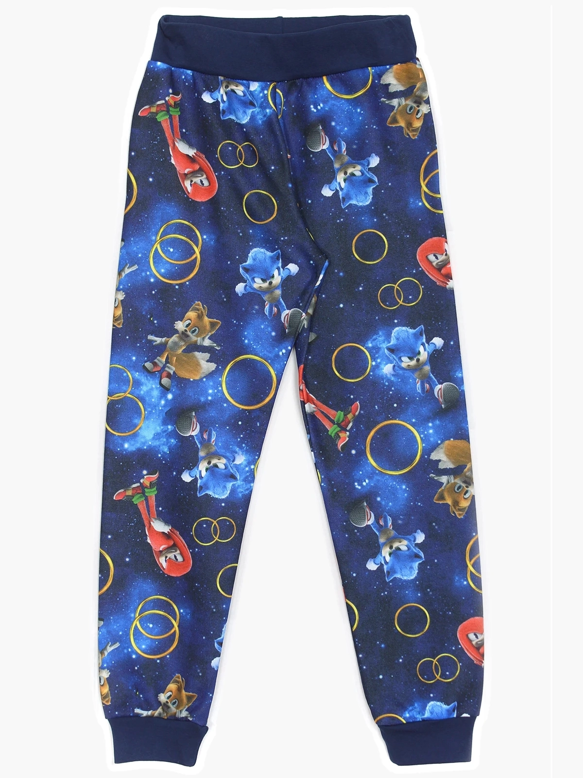 Erkek çocuk pijama altı 360 Derece Sonic, Knuckles Ve Tails 3D Baskılı | DOBAKIDS