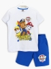 Erkek Çocuk Paw Patrol Chase, Marshall ve Rubble Baskılı Yazlık Takım | DOBAKIDS