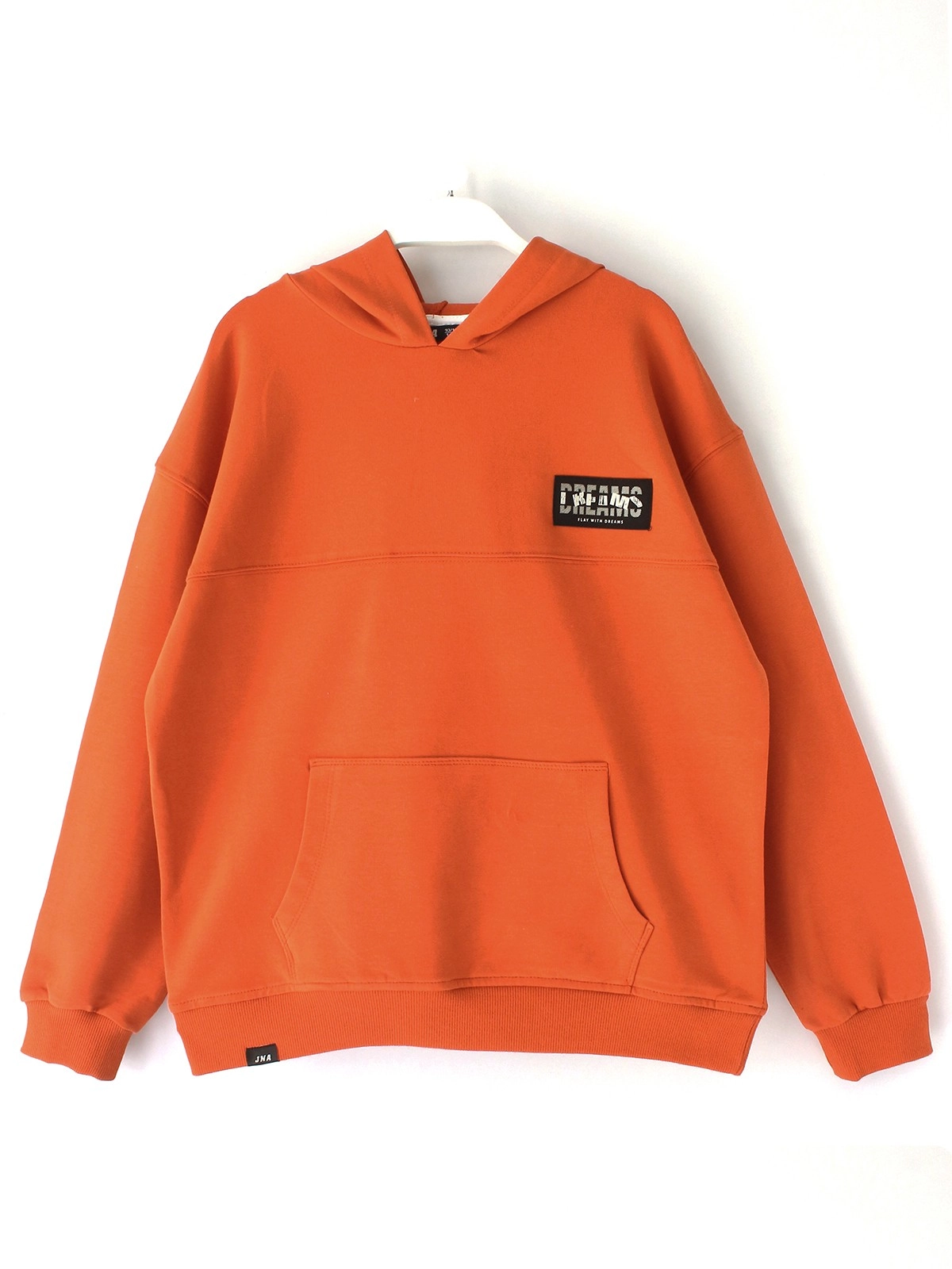 Orizia Vellura Series İpeksi Yumuşak Dokulu Fırçalı 2 İplik Erkek Çocuk Kapüşonlu Hoodie | DobaKids