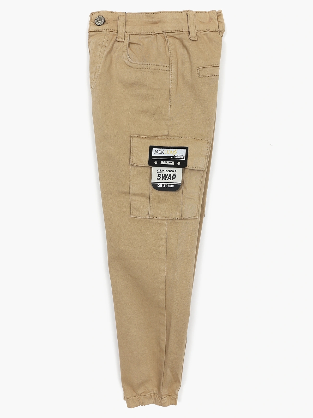 Kargo Cepli Gabardin Erkek Çocuk Jogger Pantolon