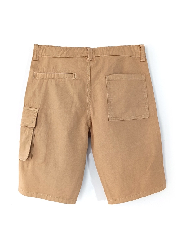 Virtus Kargo Cepli Erkek Çocuk Gabardin Kapri Camel - Ayarlı Belli | DobaKids