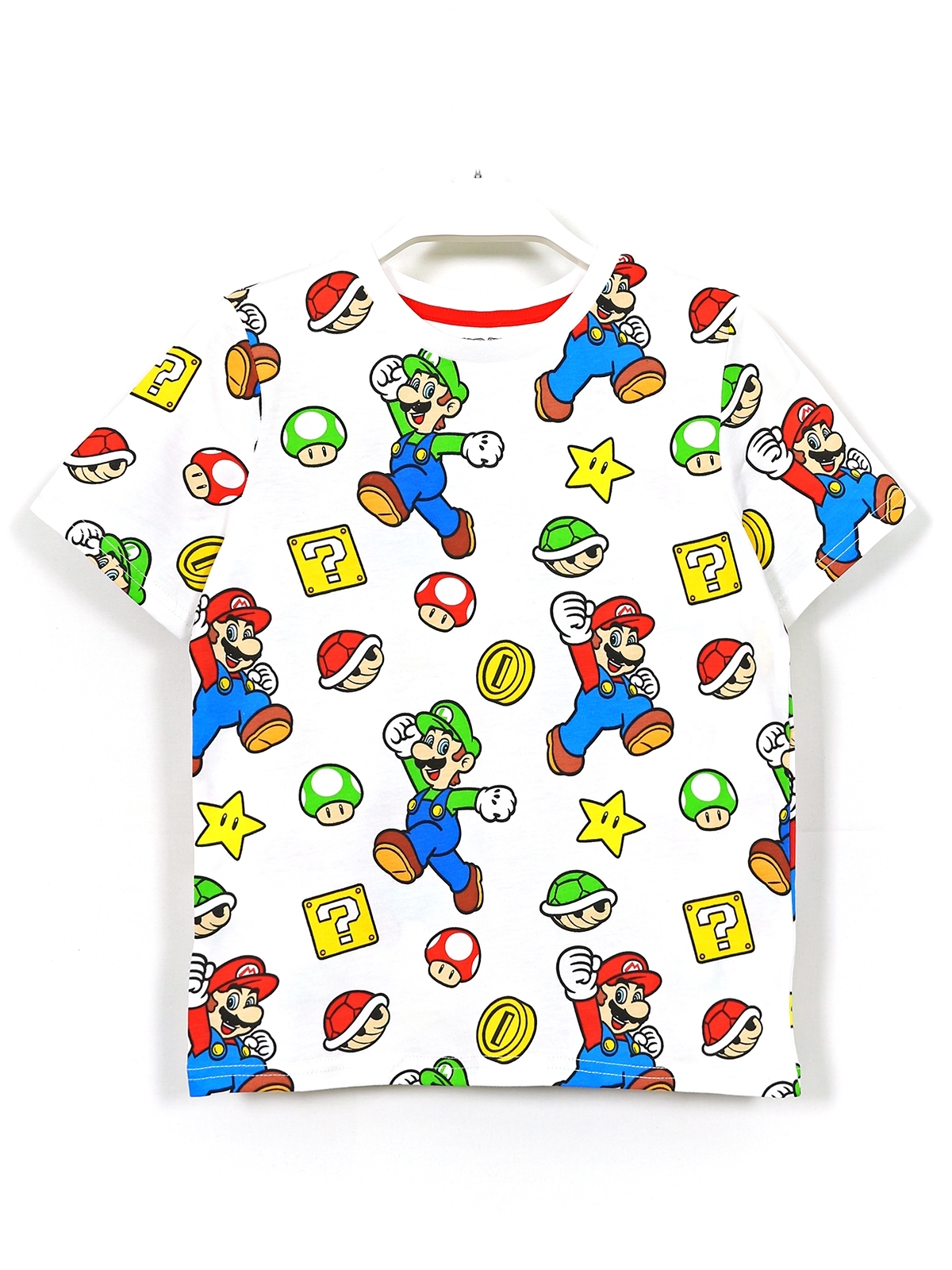 Super Mario Bross Baskılı Erkek Çocuk Kısa Kollu Yazlık T-Shirt 3-10 Yaş | DobaKids